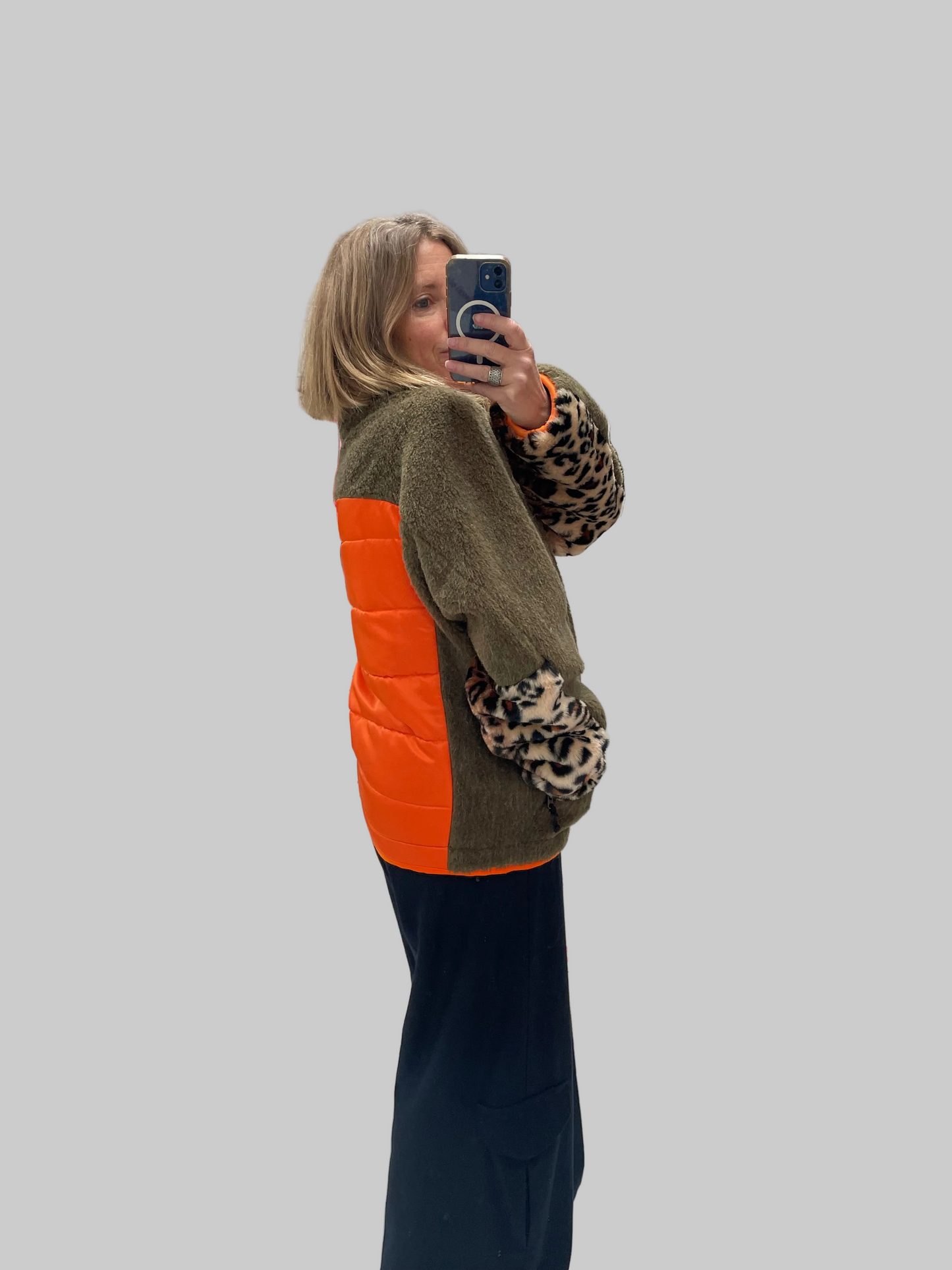 Comme Des Garçons oversized wool blend zip up jacket Sz S