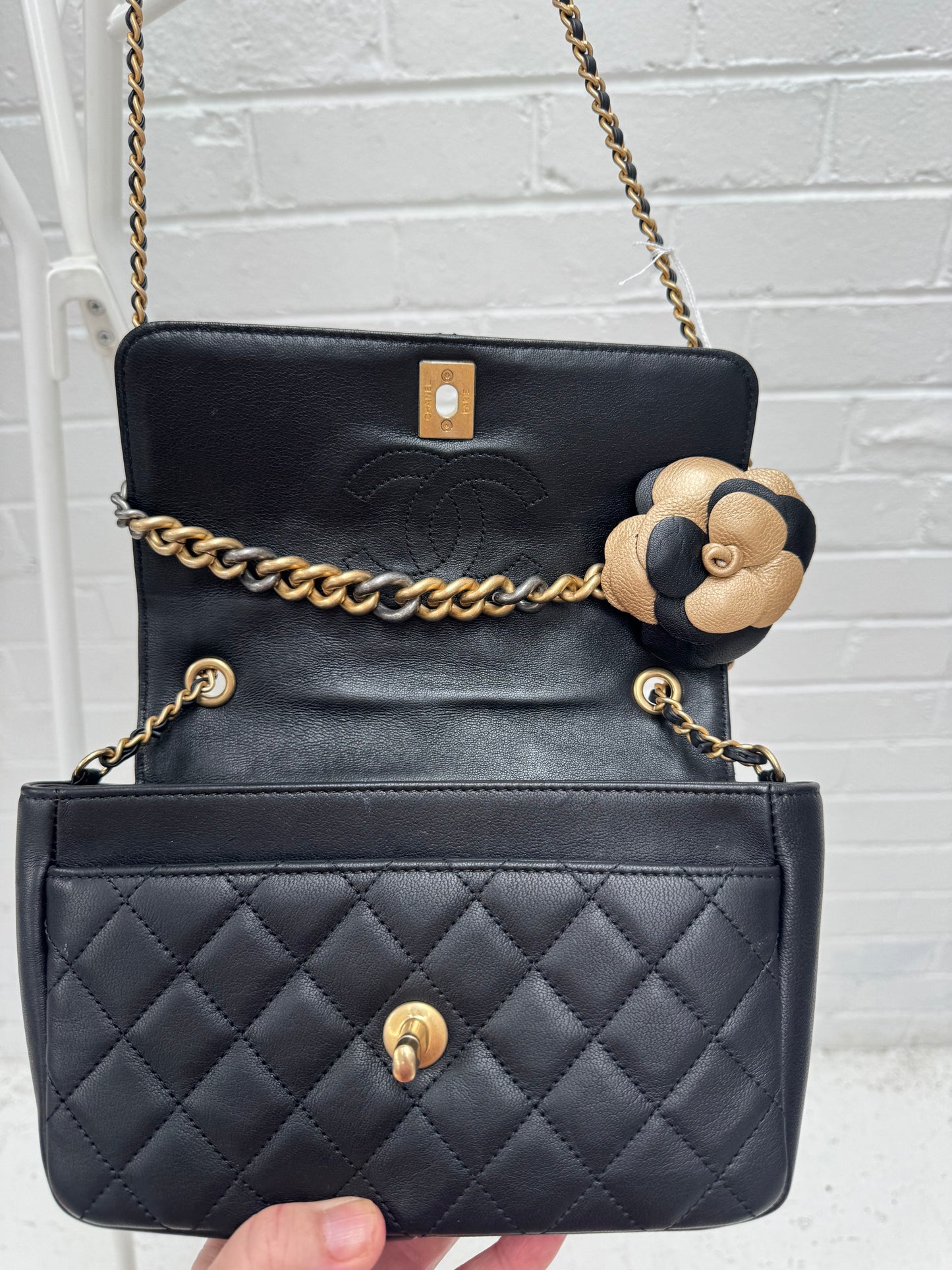 Chanel Paris-Cosmopolite Private Affair Camelia Flap Bag