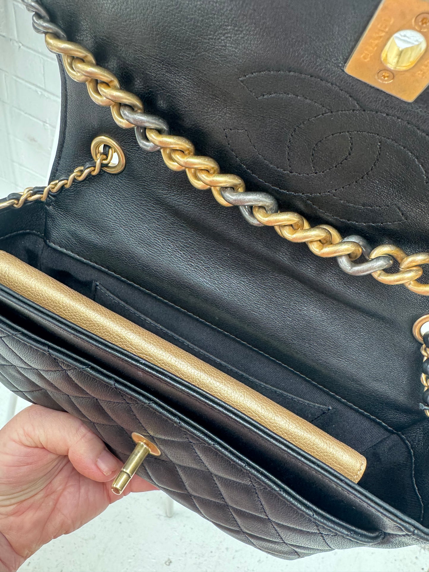 Chanel Paris-Cosmopolite Private Affair Camelia Flap Bag