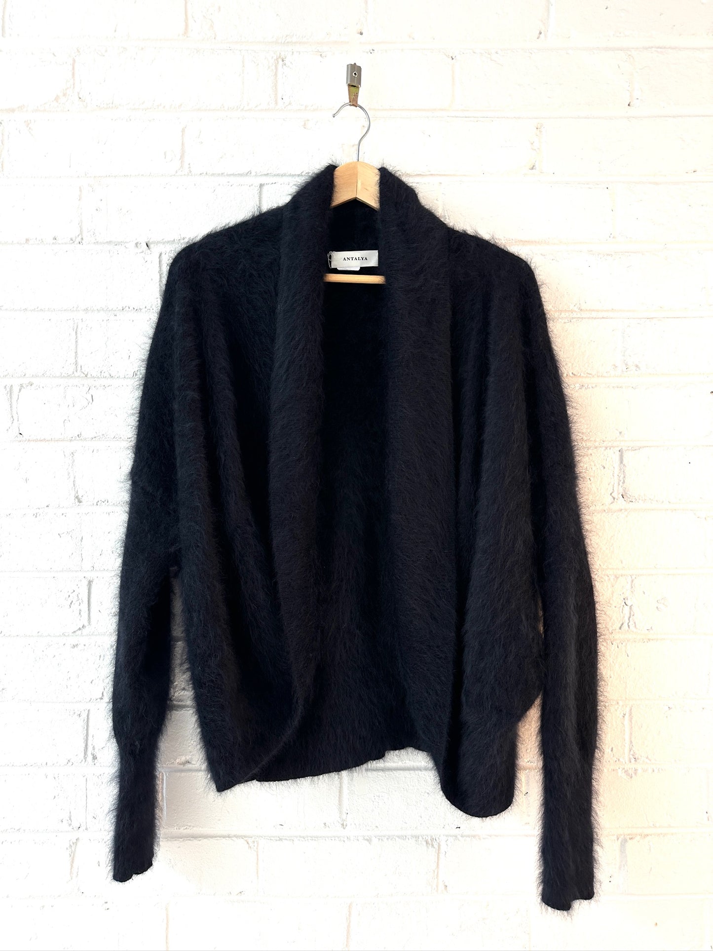Antalya navy angora cardigan One size