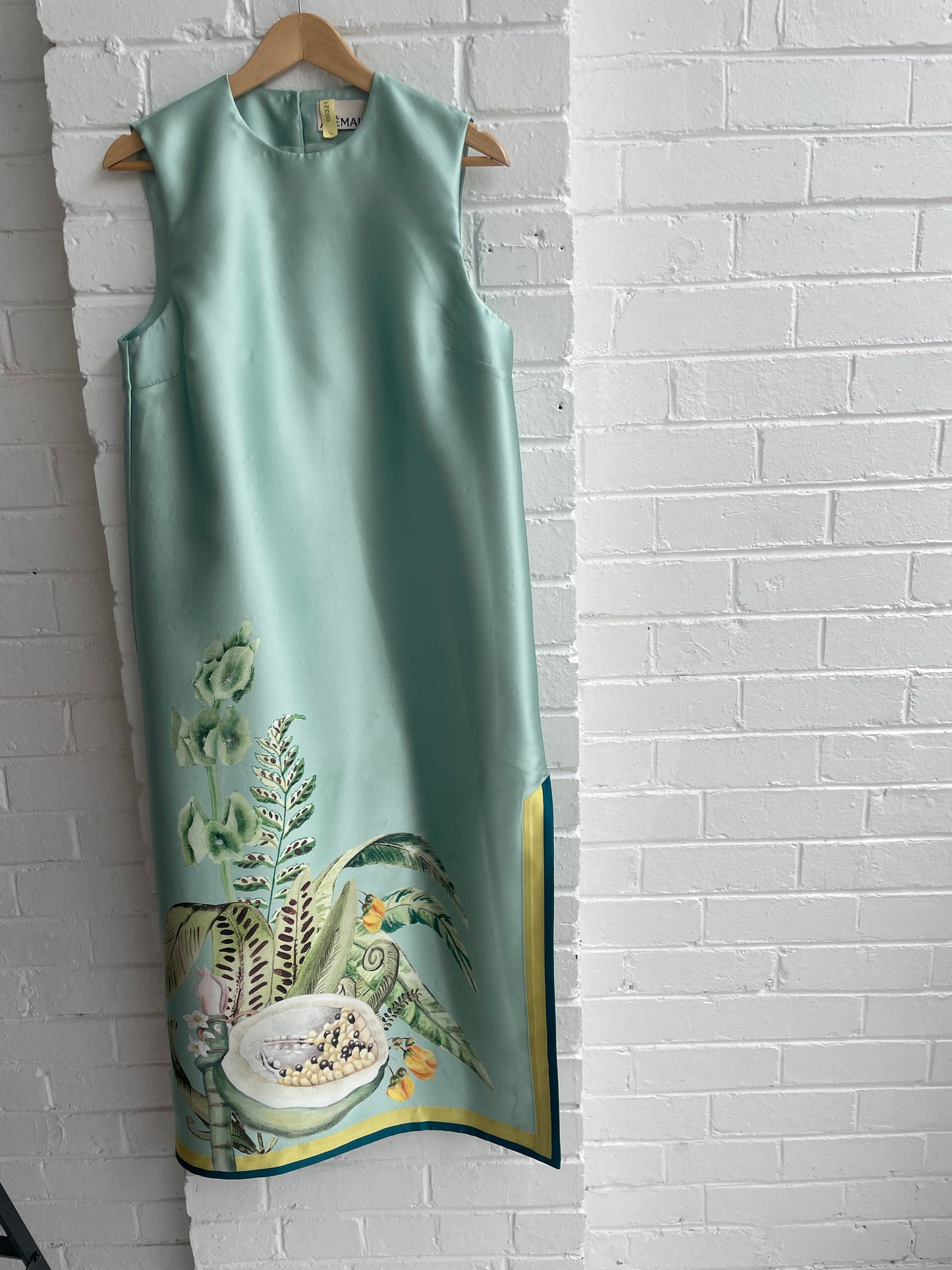 Alemais Anita mint shift maxi dress sz 12 worn once