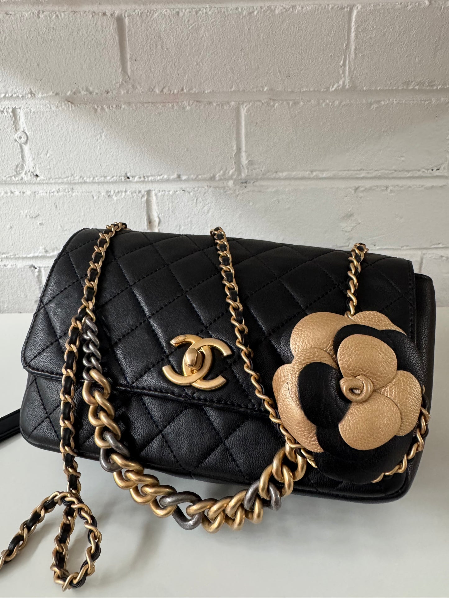 Chanel Paris-Cosmopolite Private Affair Camelia Flap Bag