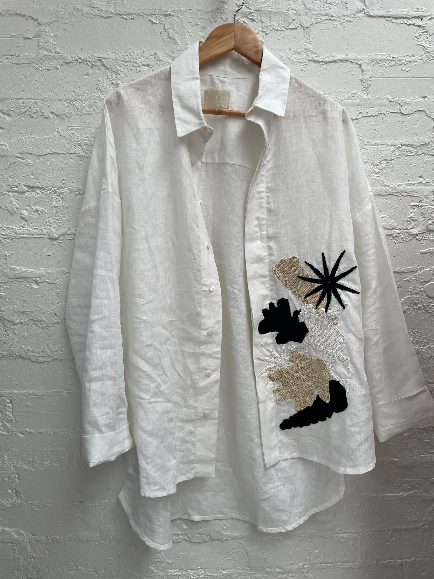 Albus Lumen linen shirt sz 12 new with tags