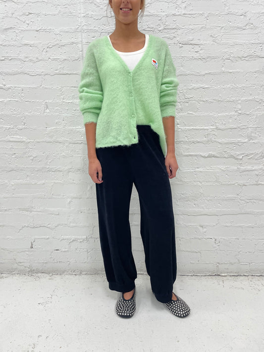 Mint green mohair blend American Vintage oversized cardigan size M/L
