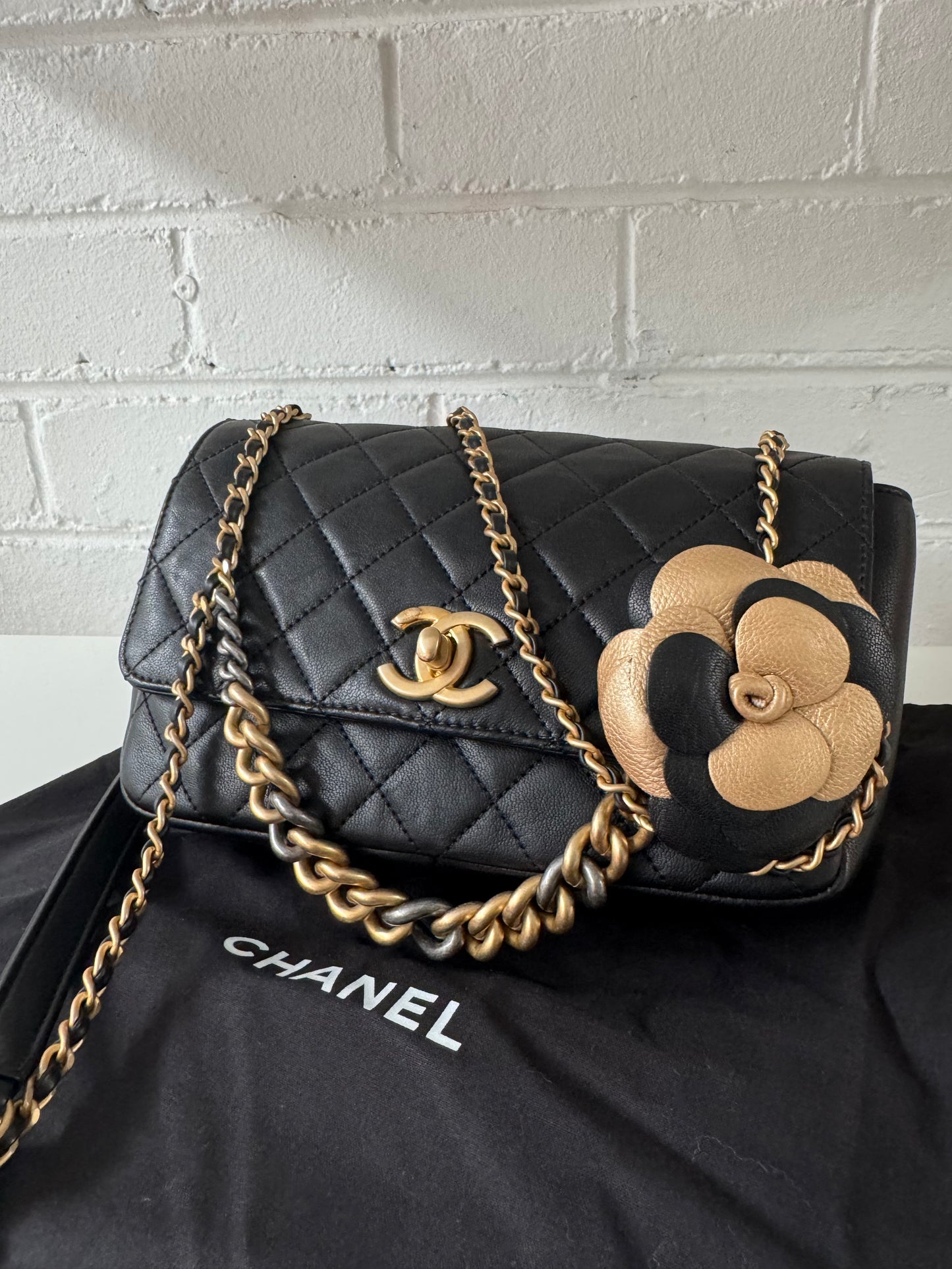 Chanel Paris-Cosmopolite Private Affair Camelia Flap Bag