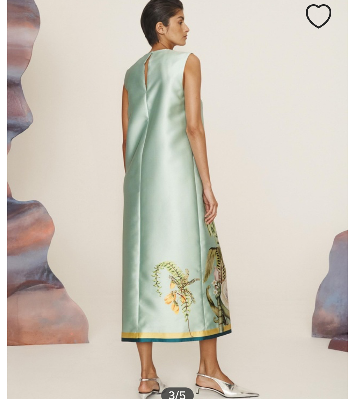 Alemais Anita mint shift maxi dress sz 12 worn once