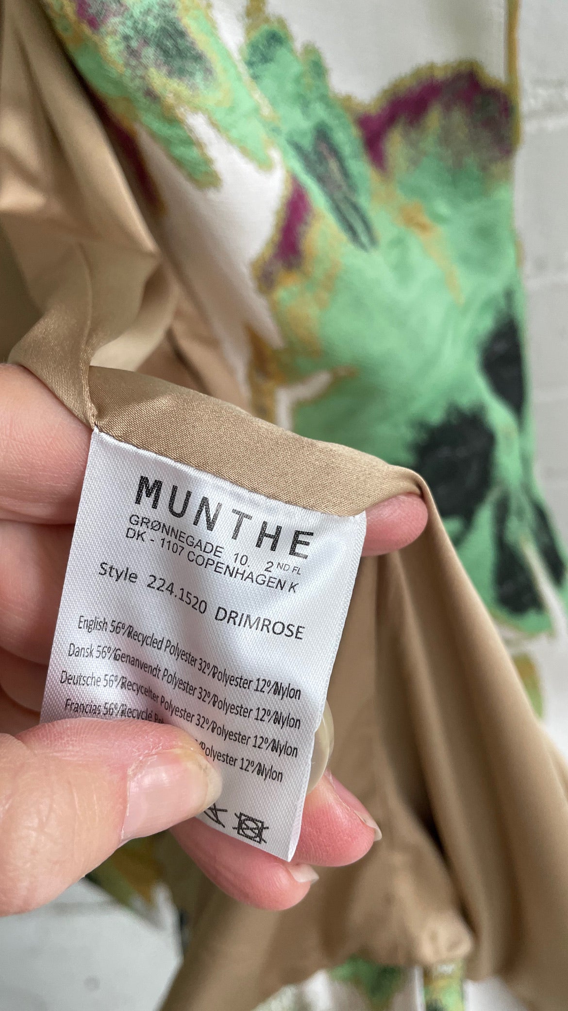 Munthe jacquard oversized coat 
Size 34 (8-14)