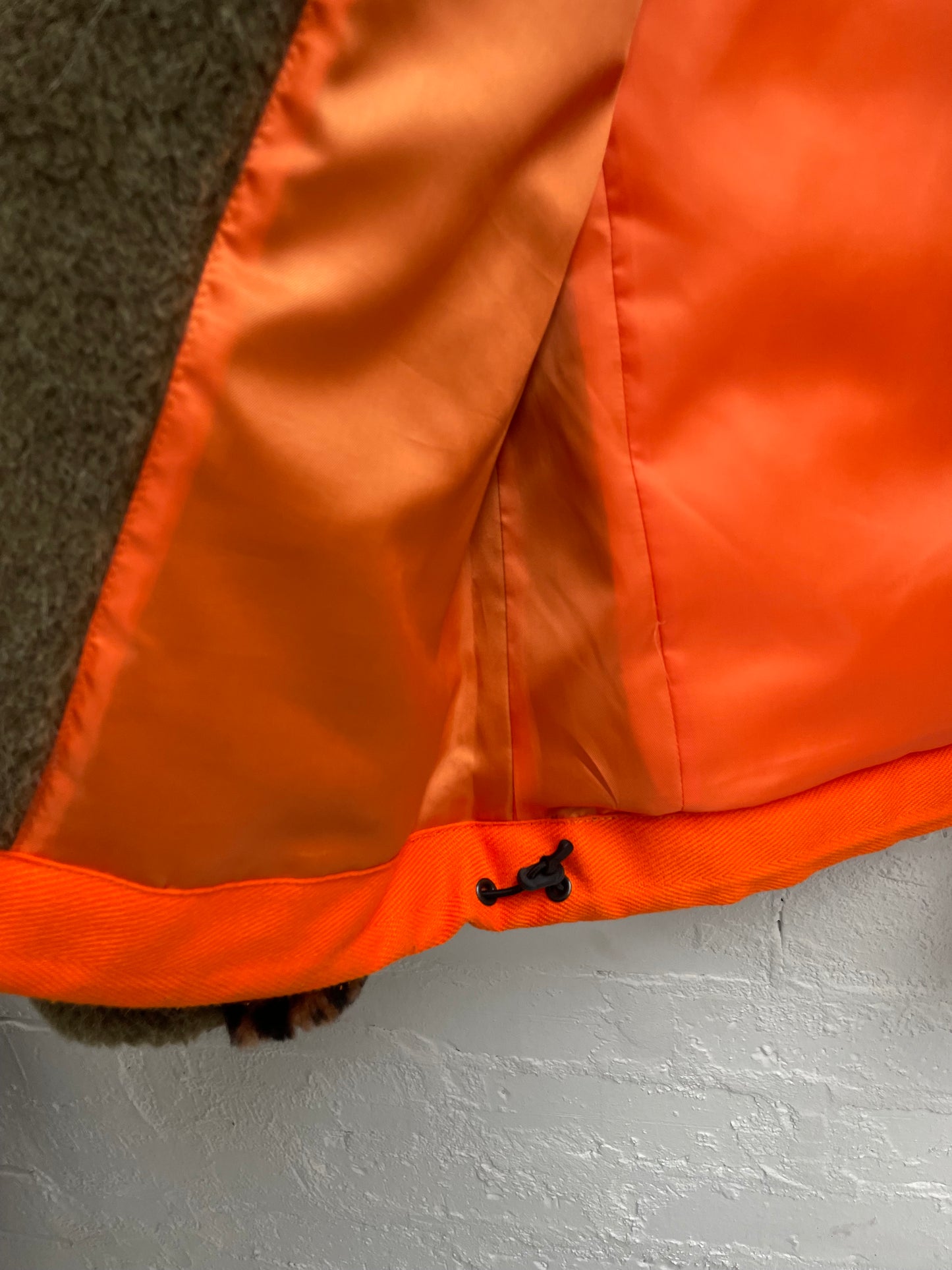 Comme Des Garçons oversized wool blend zip up jacket Sz S