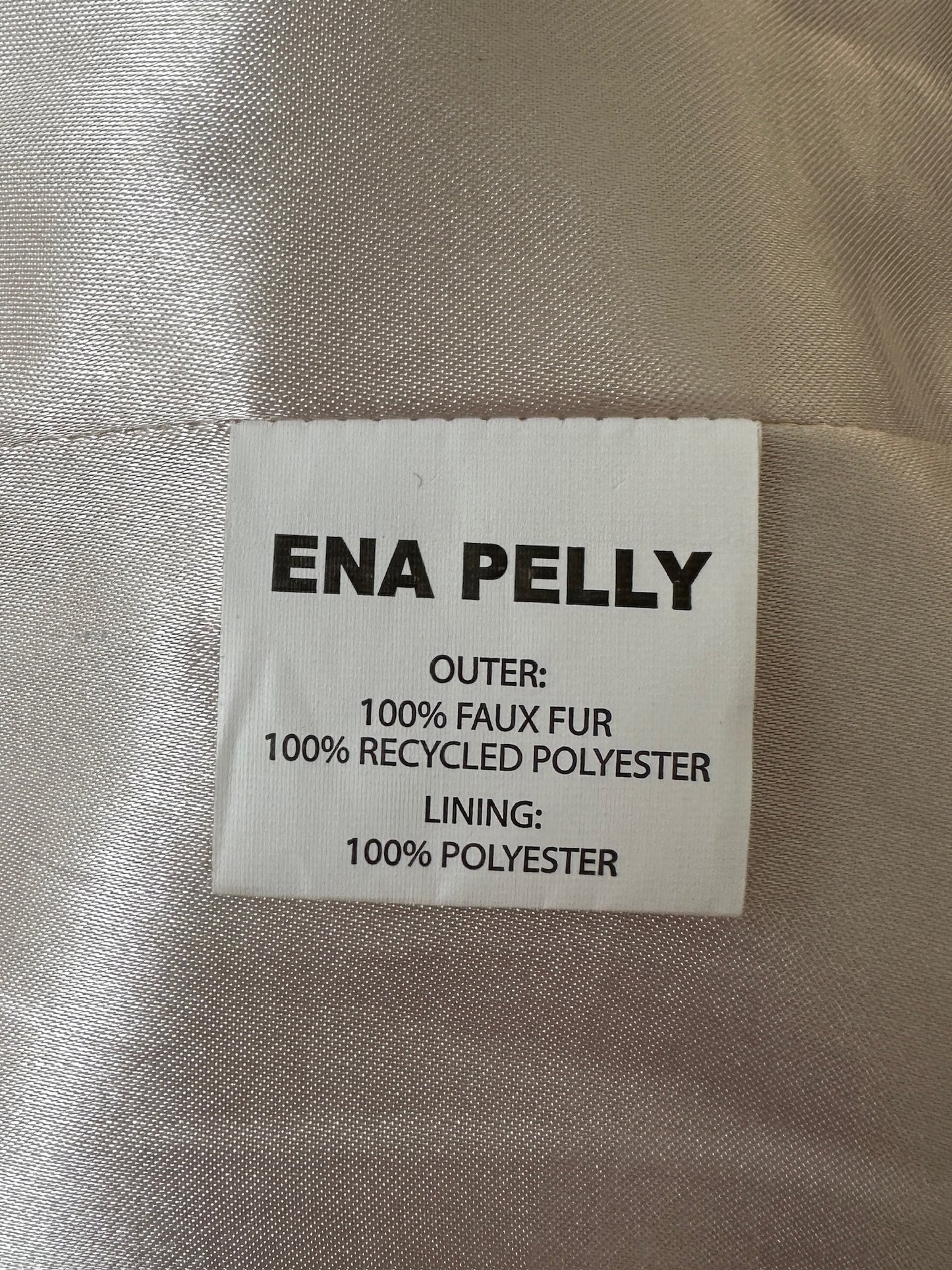 Ena Pelly Teddy coat white beige 12