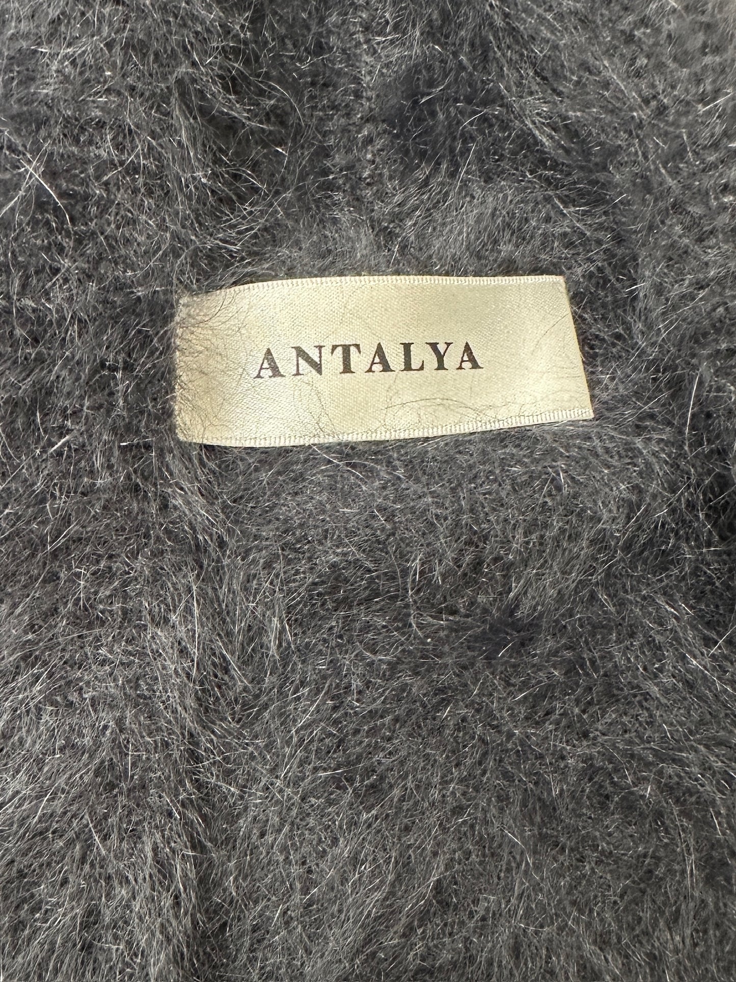 Antalya navy angora cardigan One size