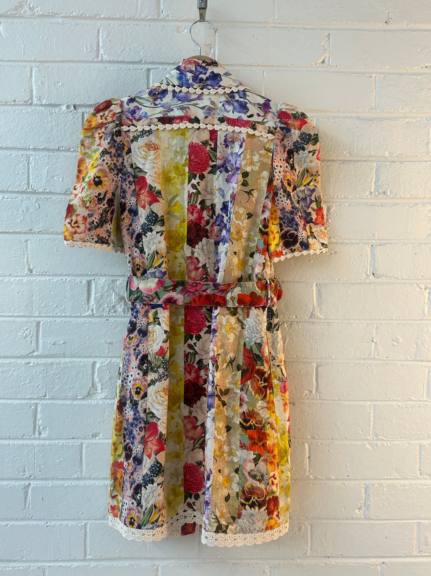 Zimmermann Wonderland Floral Shirt Dress Size 0