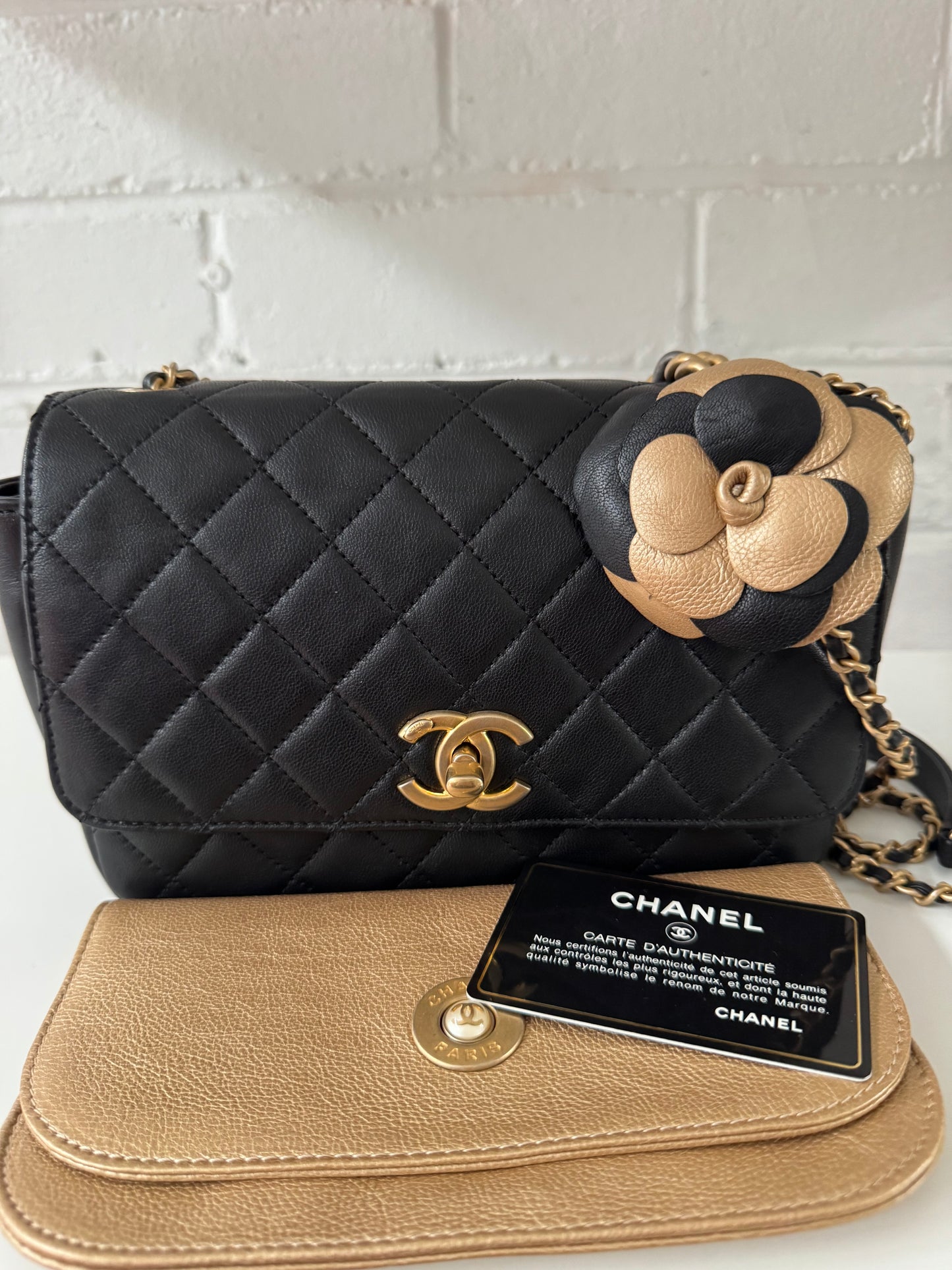 Chanel Paris-Cosmopolite Private Affair Camelia Flap Bag