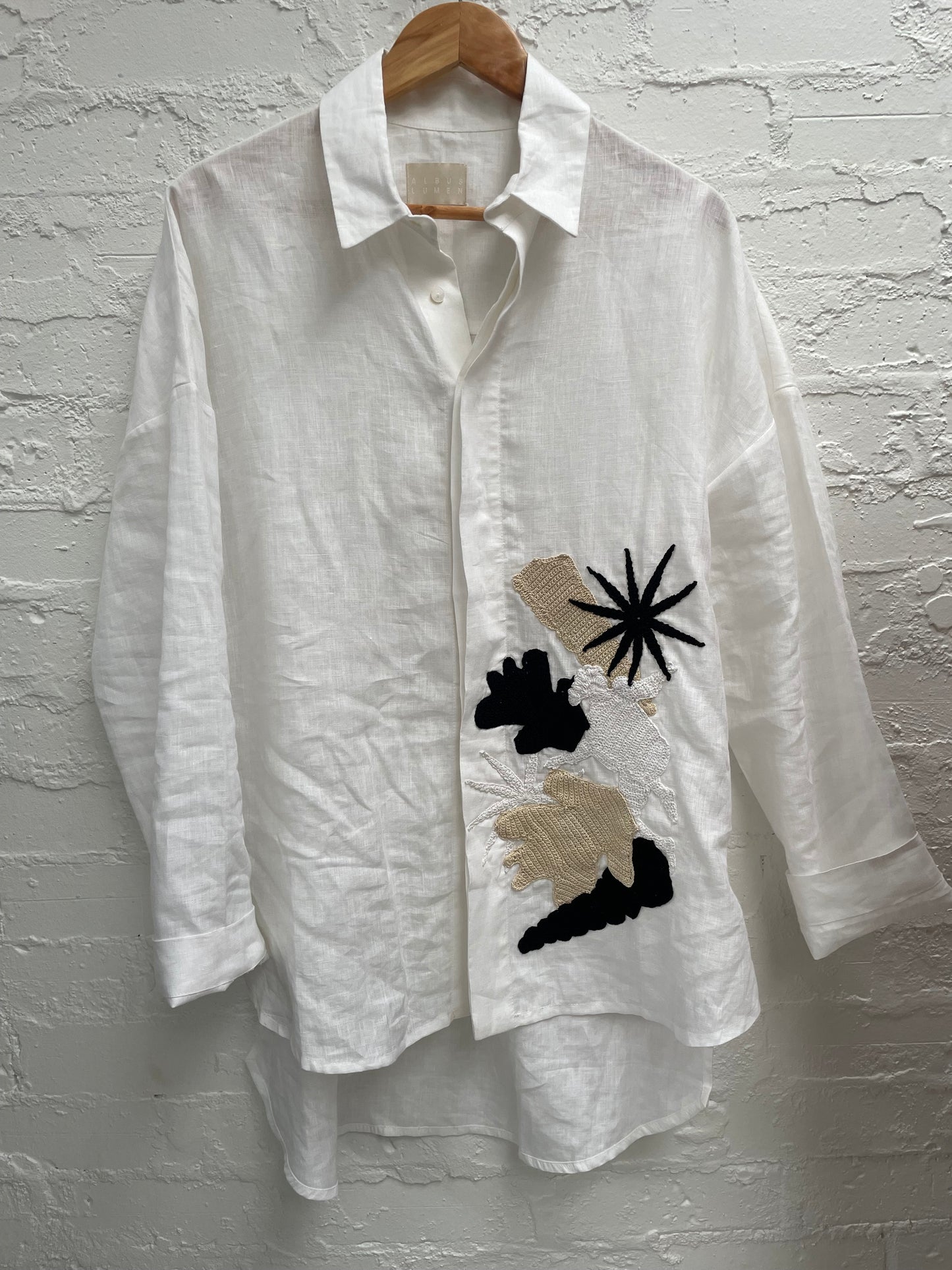 Albus Lumen linen shirt sz 12 new with tags