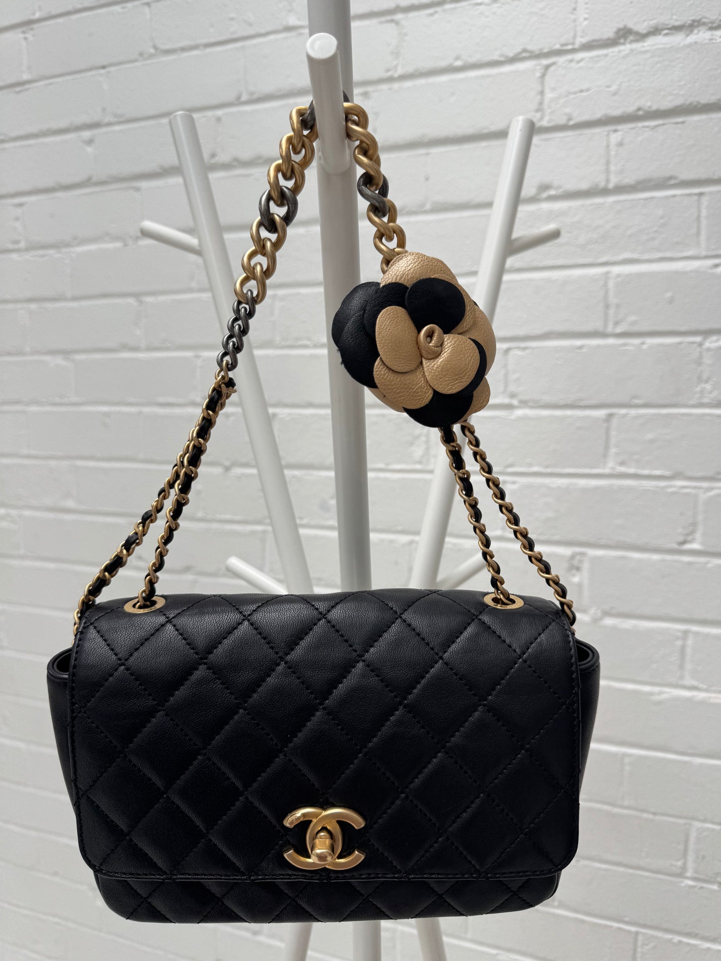 Chanel Paris-Cosmopolite Private Affair Camelia Flap Bag