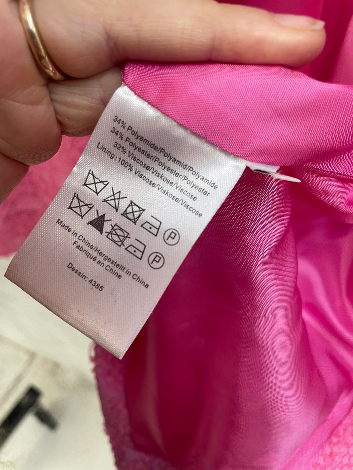 Candy pink textured blazer by Baum und PFERDGATEN Sz 38