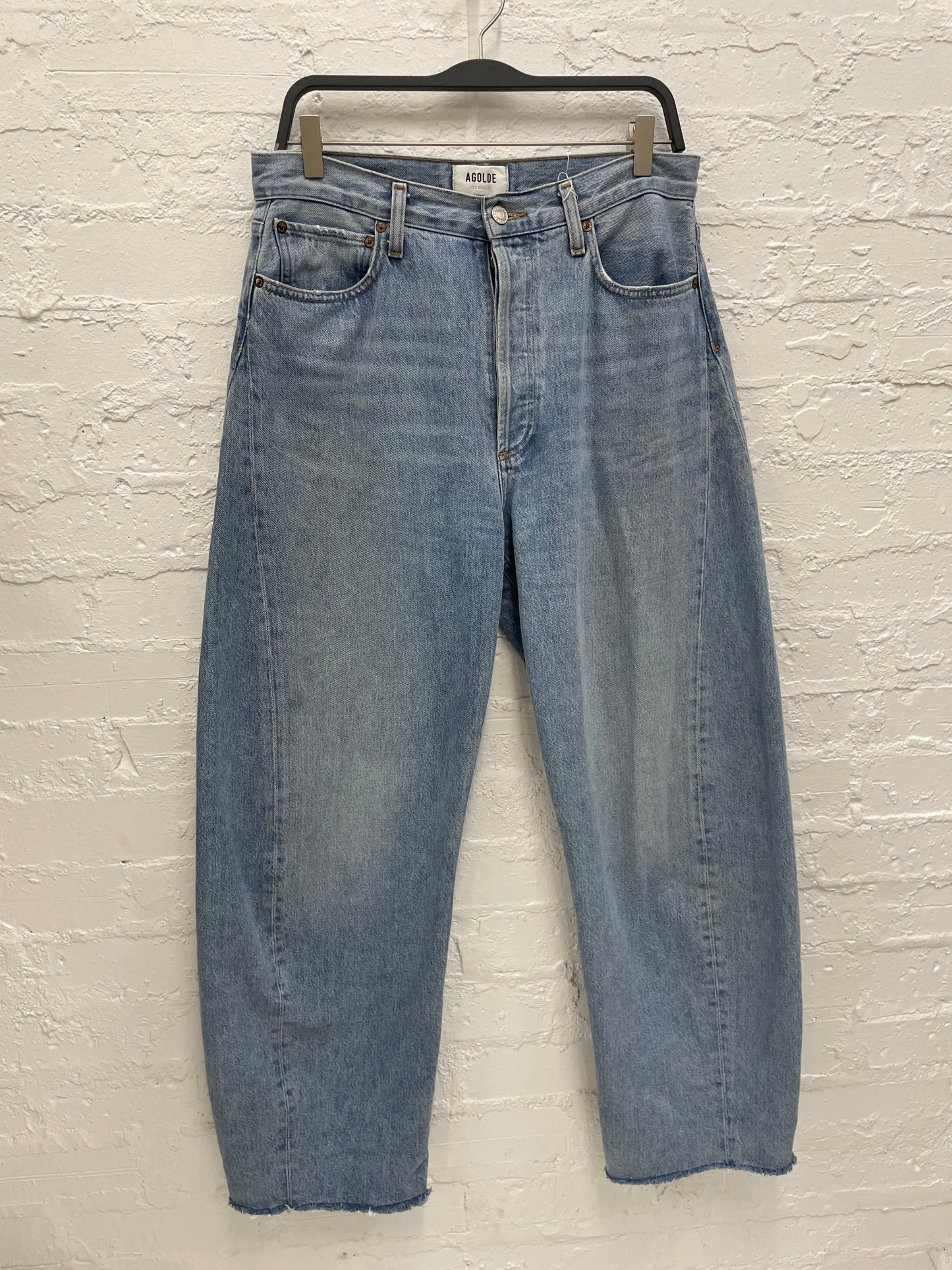 Agolde Luna barrel style blue jeans Sz 29