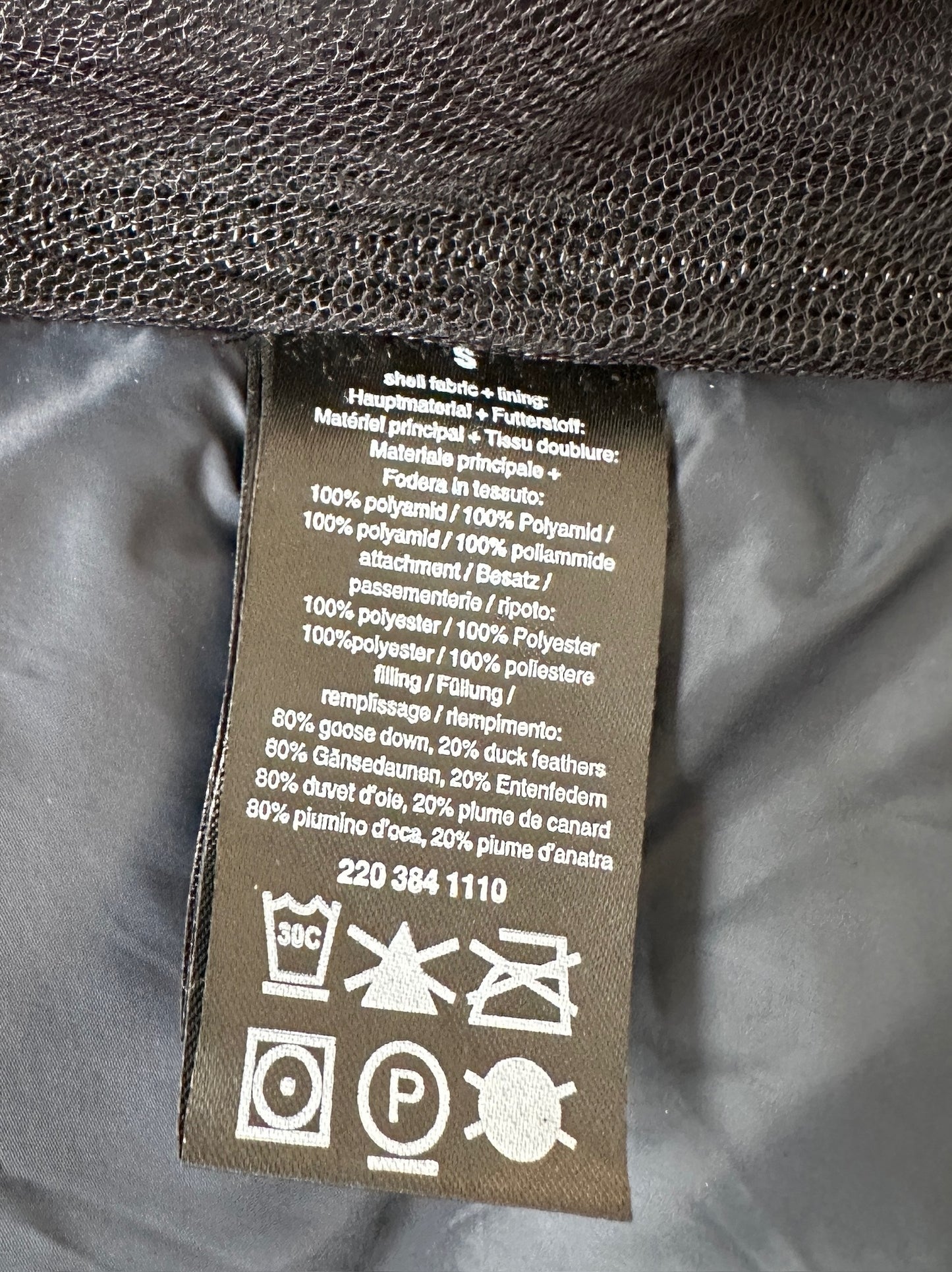 Studio Rundholz Black label navy goose down puffer jacket S