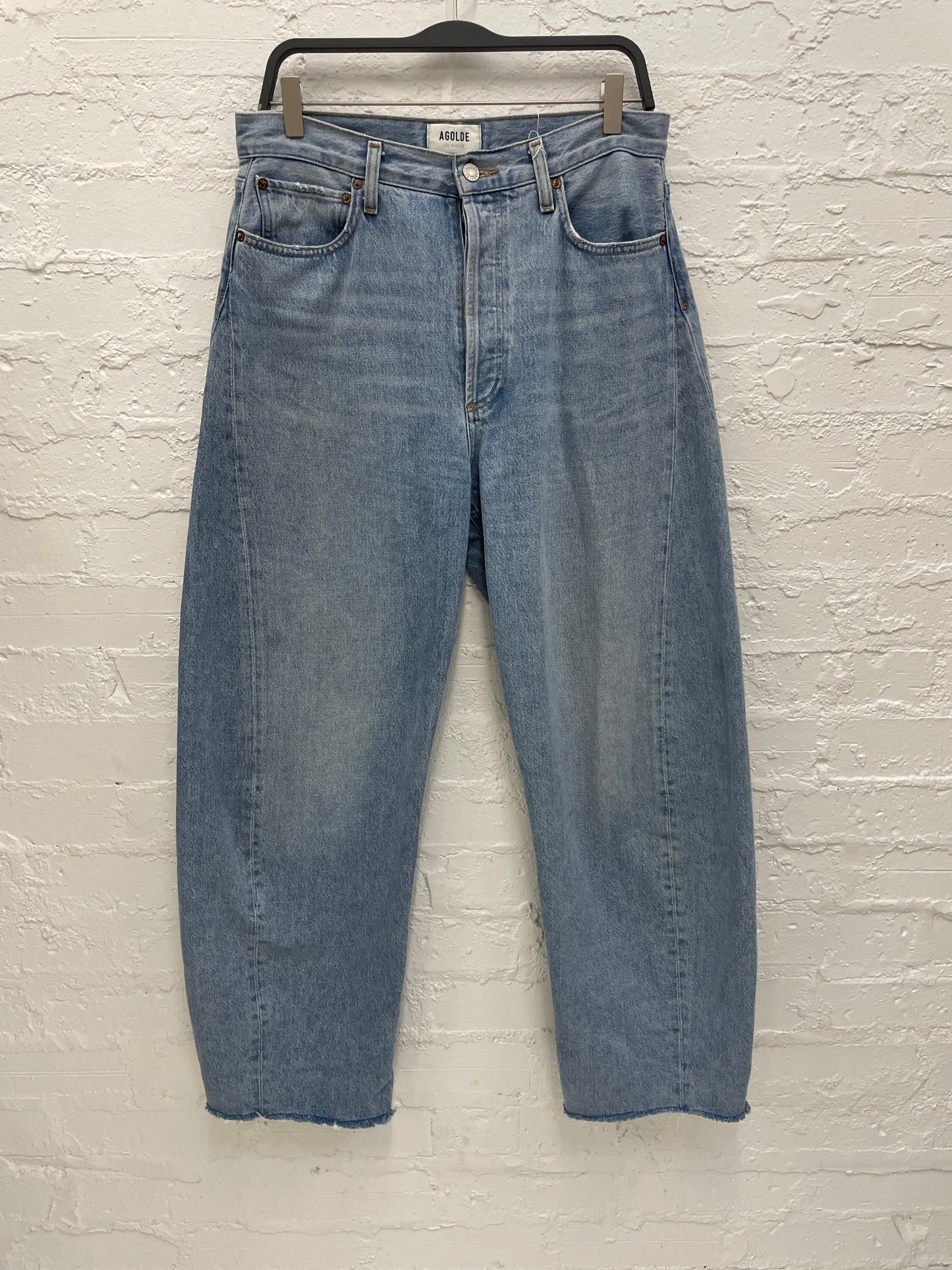 Agolde Luna barrel style blue jeans Sz 29