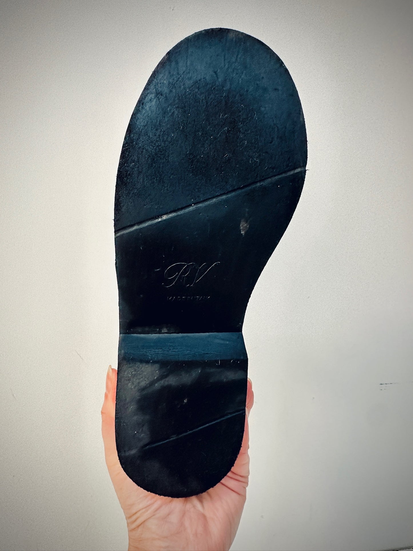 Roger Vivier ‘Viv Ranger patent black loafers 38
