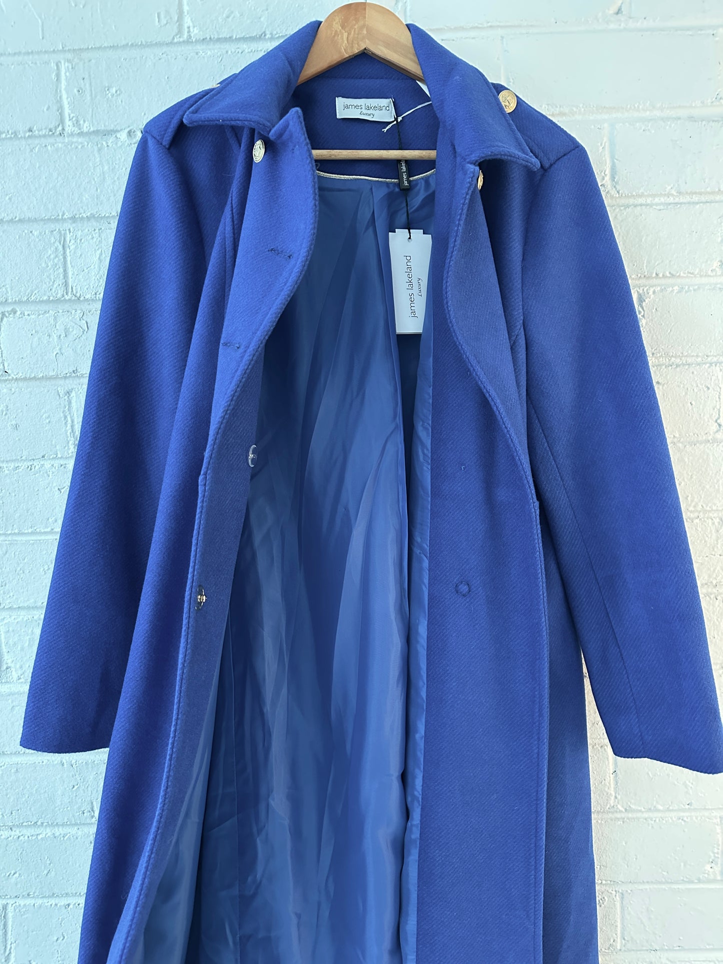 James Lakeland long military coat Size 46 (Sz 12-14AU) BNWT