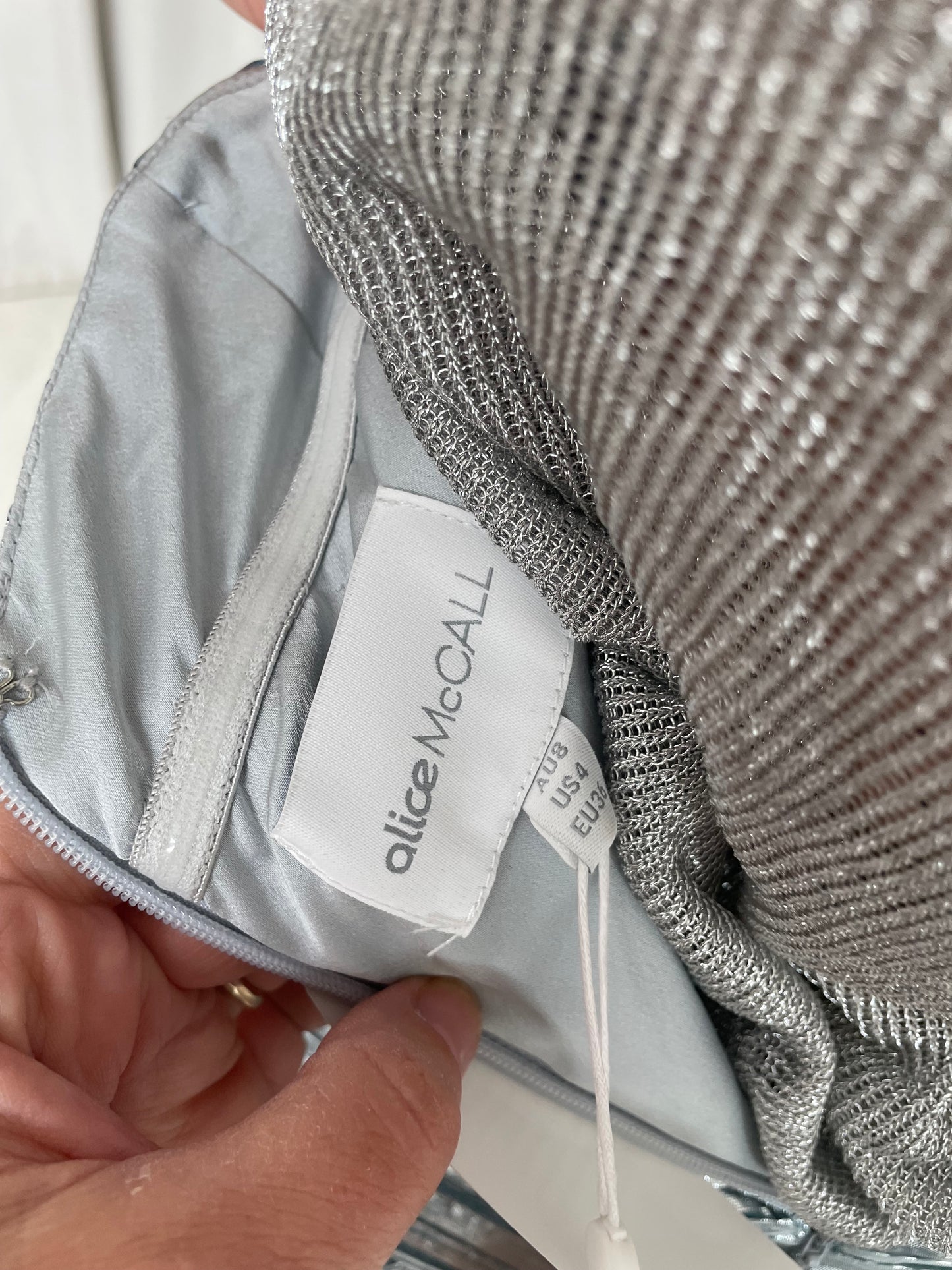 Future Female metallic pleat maxi skirt by Alice McCall Sz 8 NWT