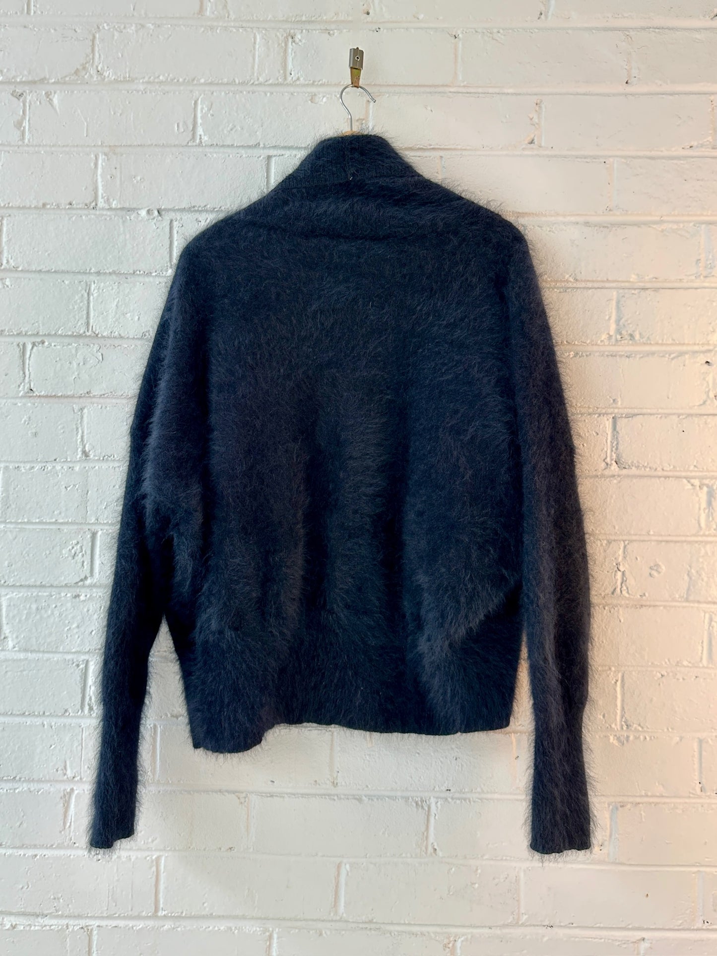 Antalya navy angora cardigan One size