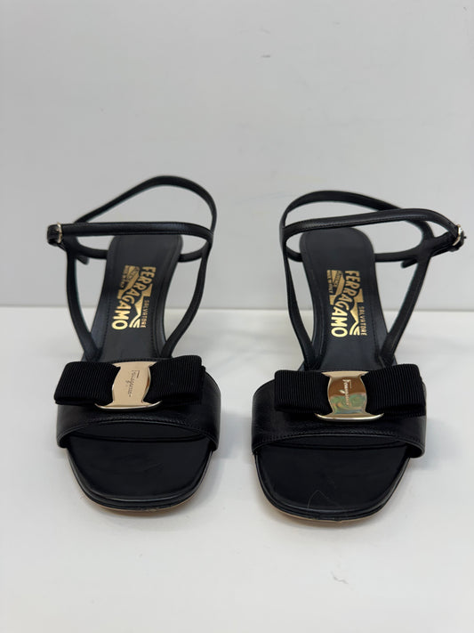 Ferragamo Salvatore Gabriela 85 Sandals in Nappa size 8