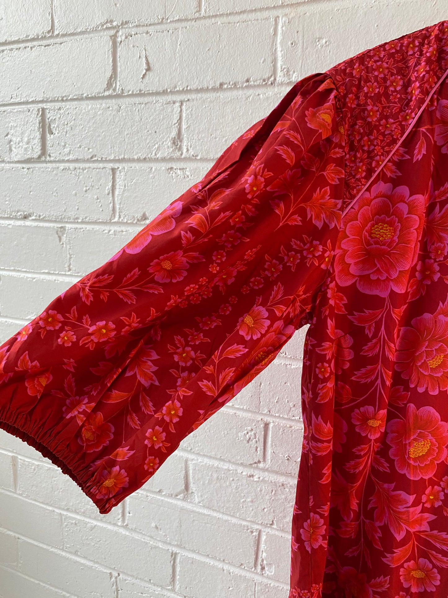 Farm Rio Olivia red mini dress organic cotton BNWT Size XL