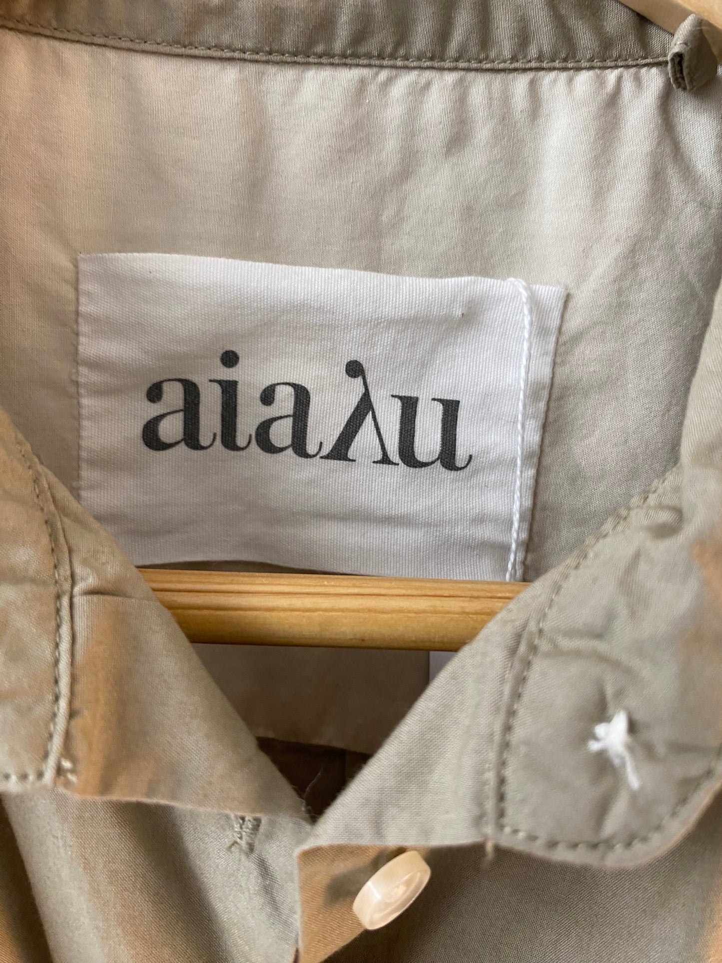 Aiayu organic cotton shirt size L