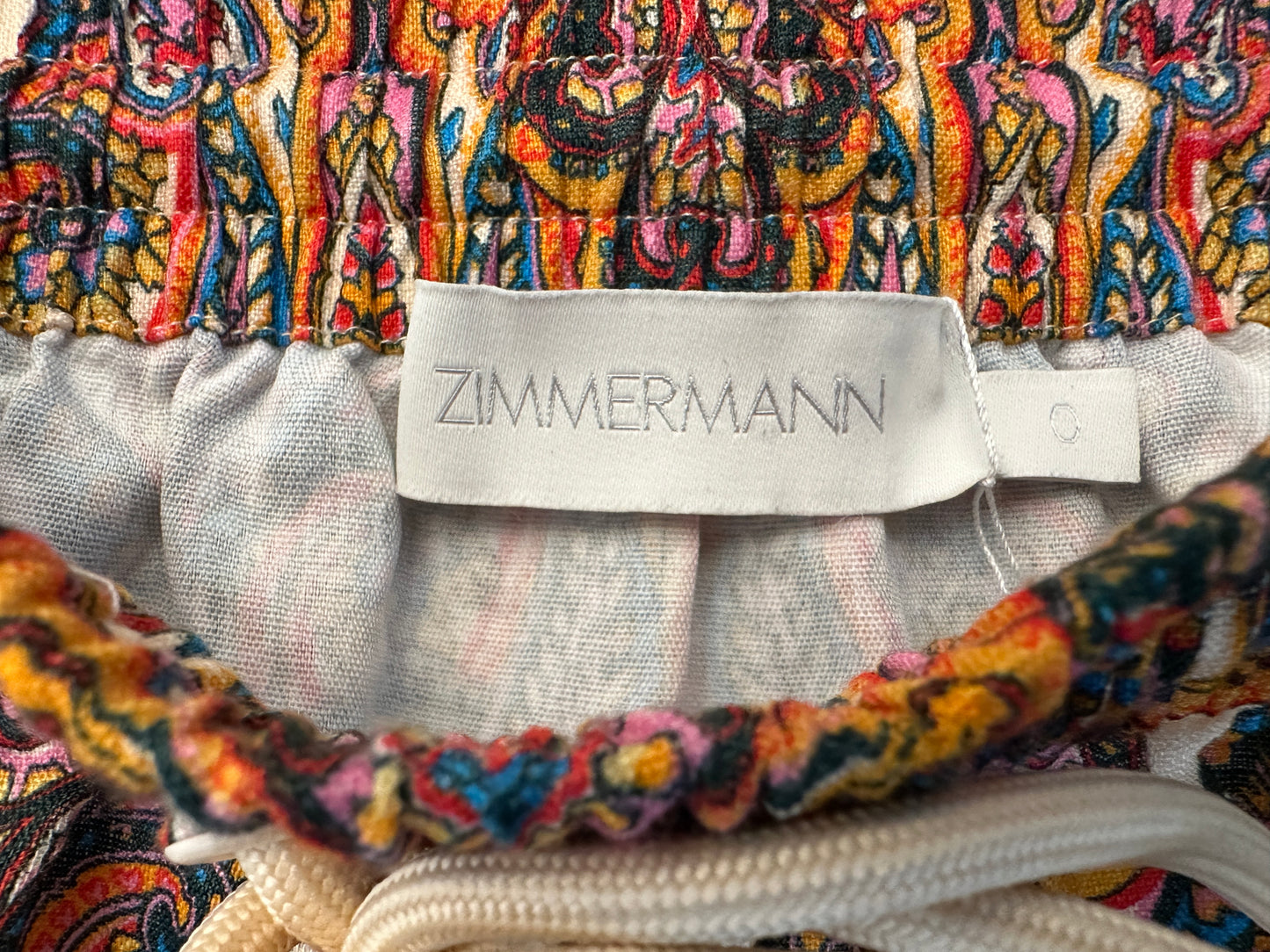 Zimmermann linen skirt size 0