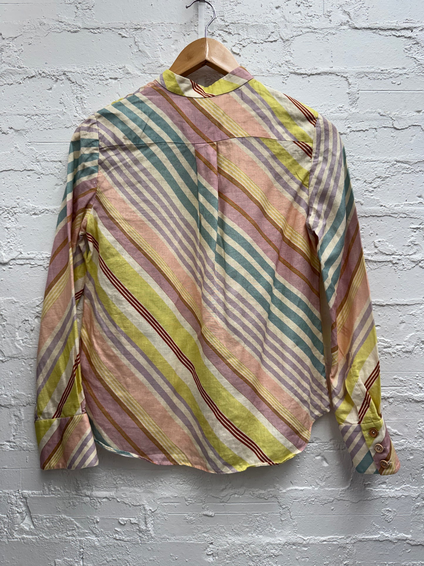 Zimmermann Halliday striped linen shirt size 0