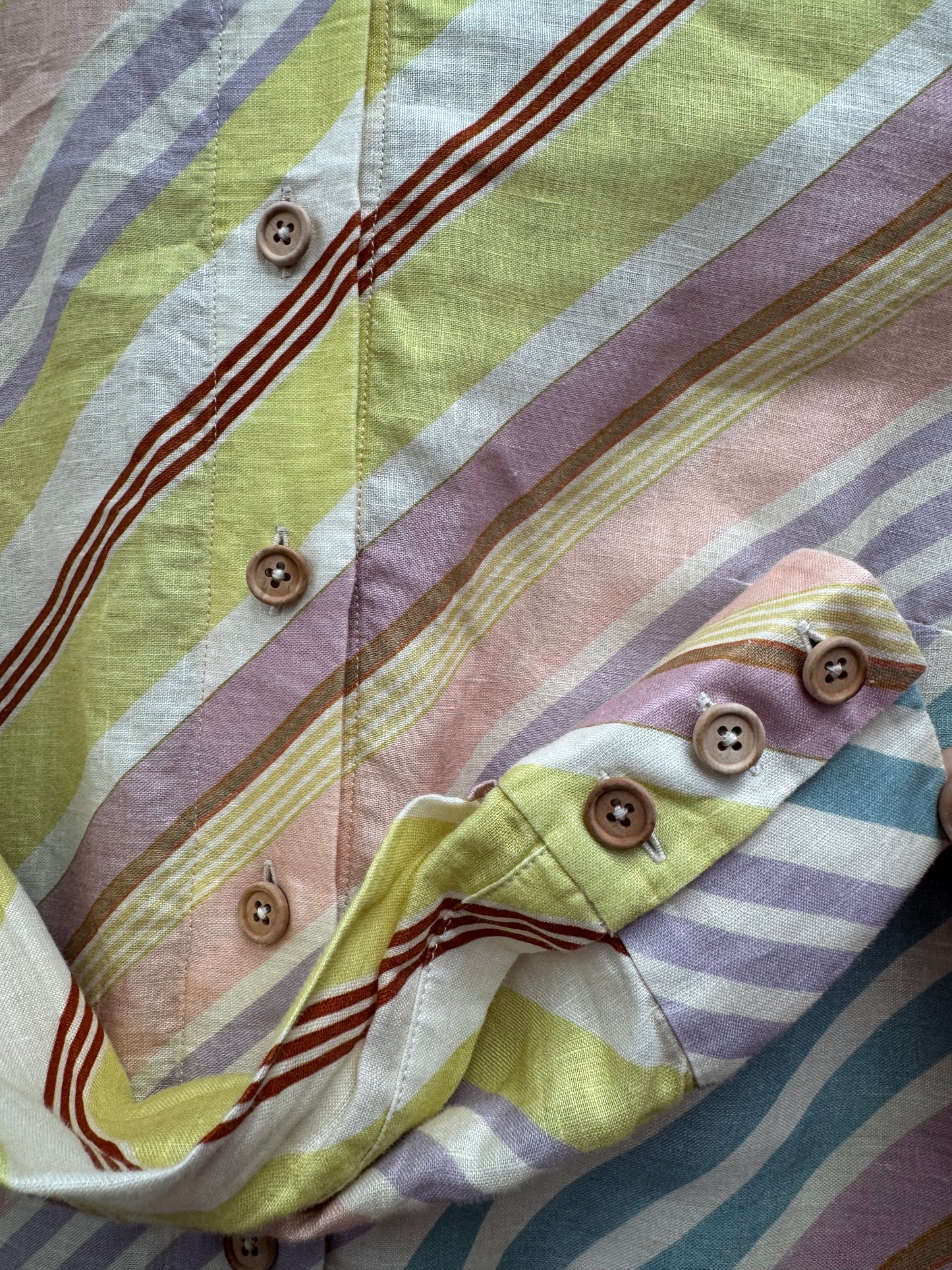 Zimmermann Halliday striped linen shirt size 0