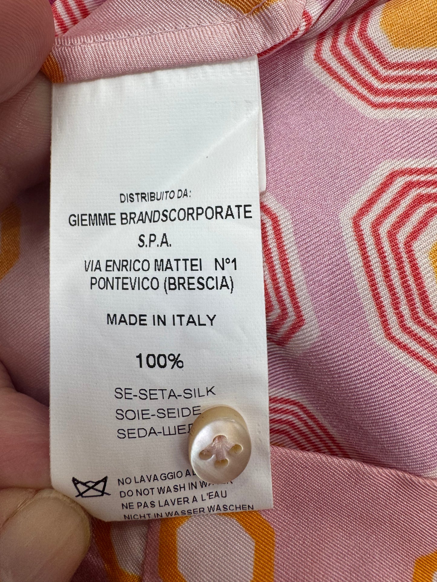 Le Sarte Pettegole silk shirt  size 44 best for a size 10-12