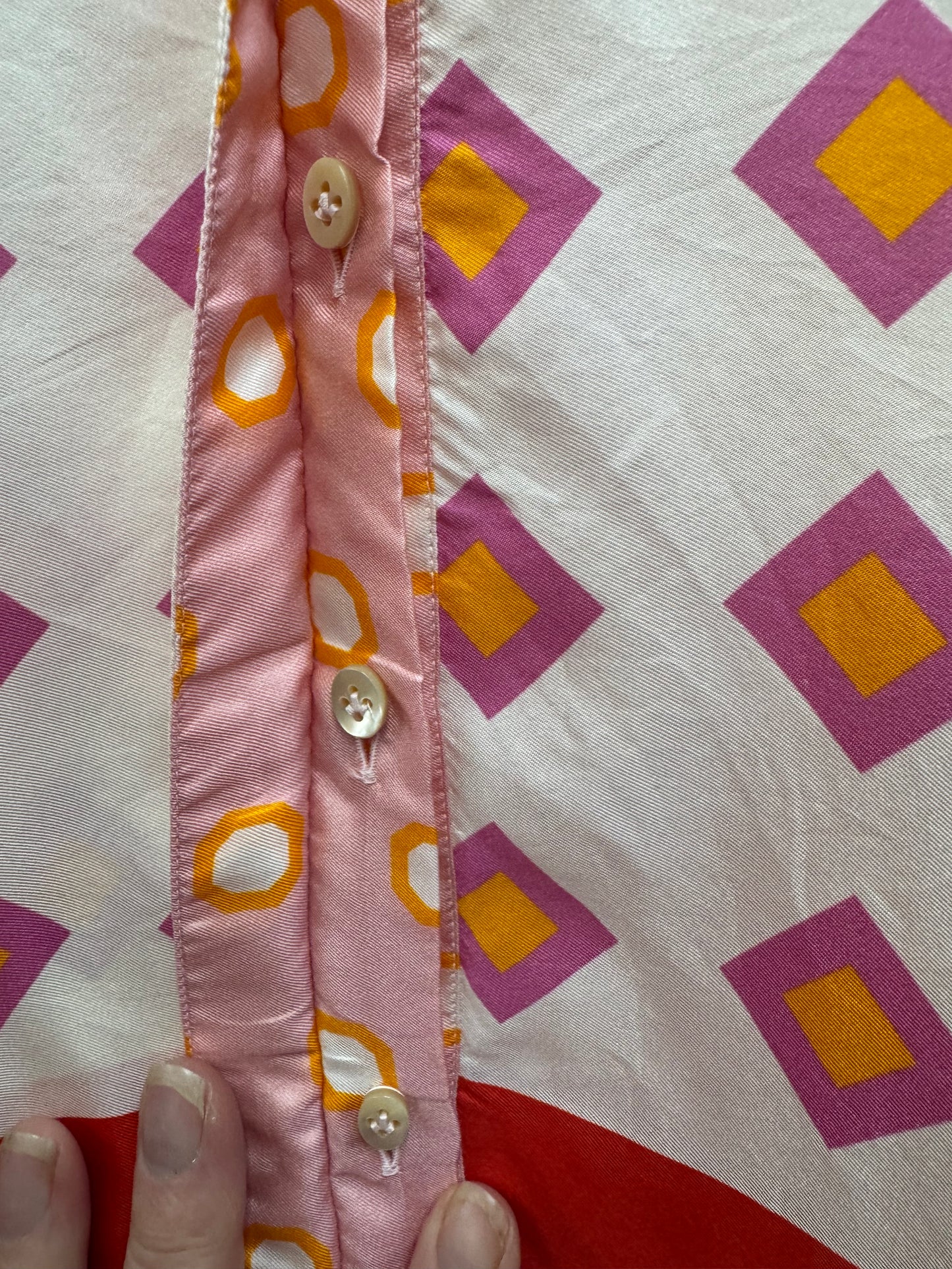 Le Sarte Pettegole silk shirt  size 44 best for a size 10-12
