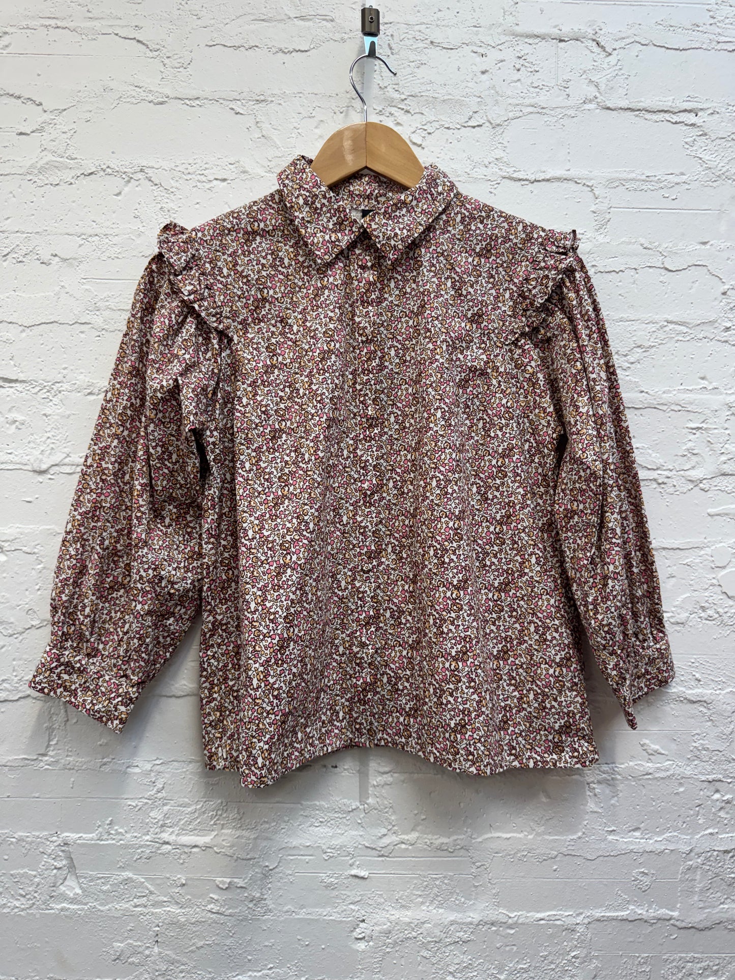 Y.A.S 100% organic cotton floral blouse BNWT size 8