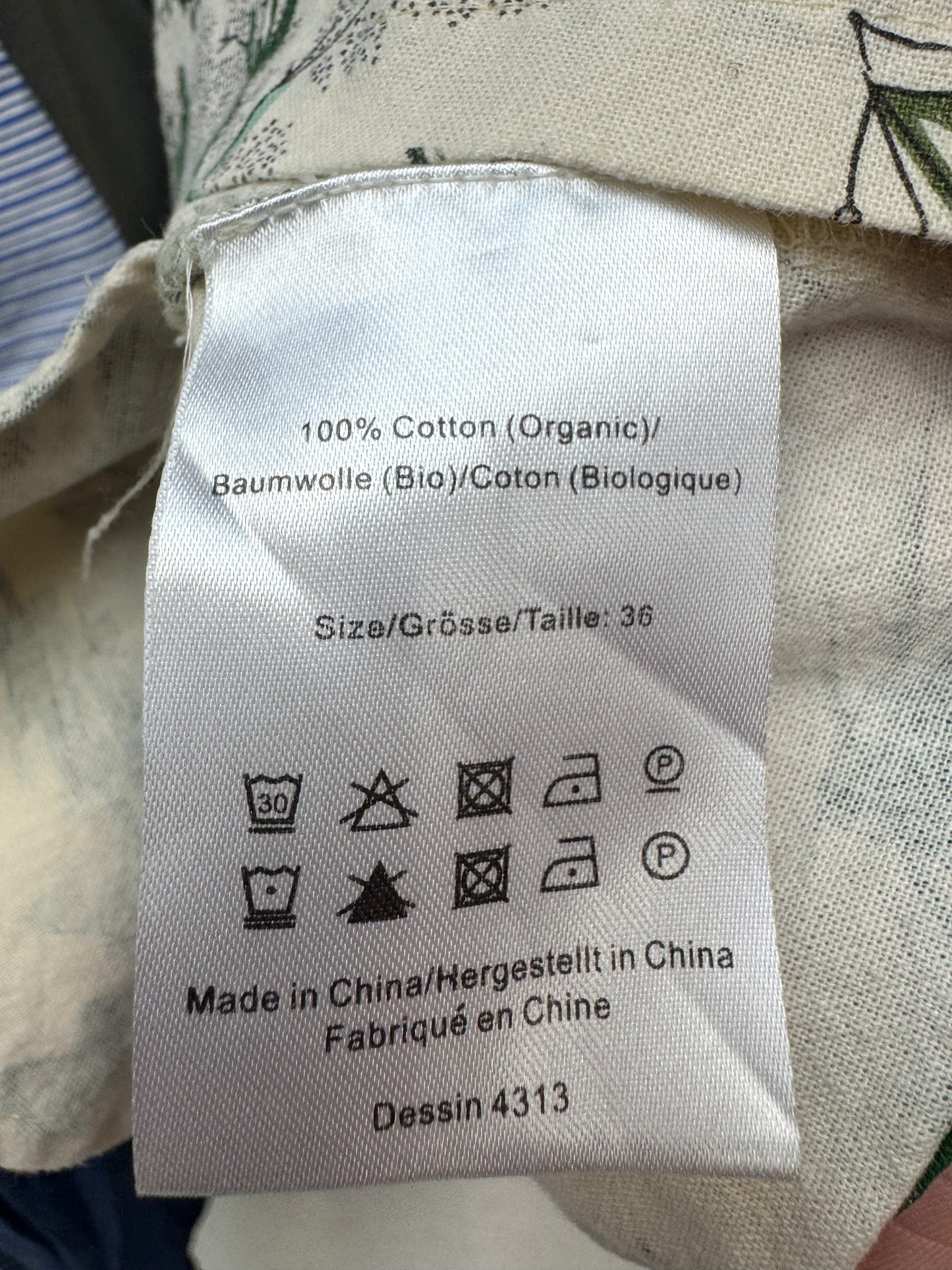 Baum und PFERDGATEN drill cotton smock top or mini dress size 36