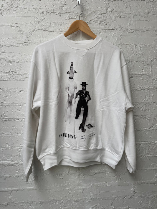 Anine Bing x Terry O’Neil  David Bowie Sweatshirt NWT sz L