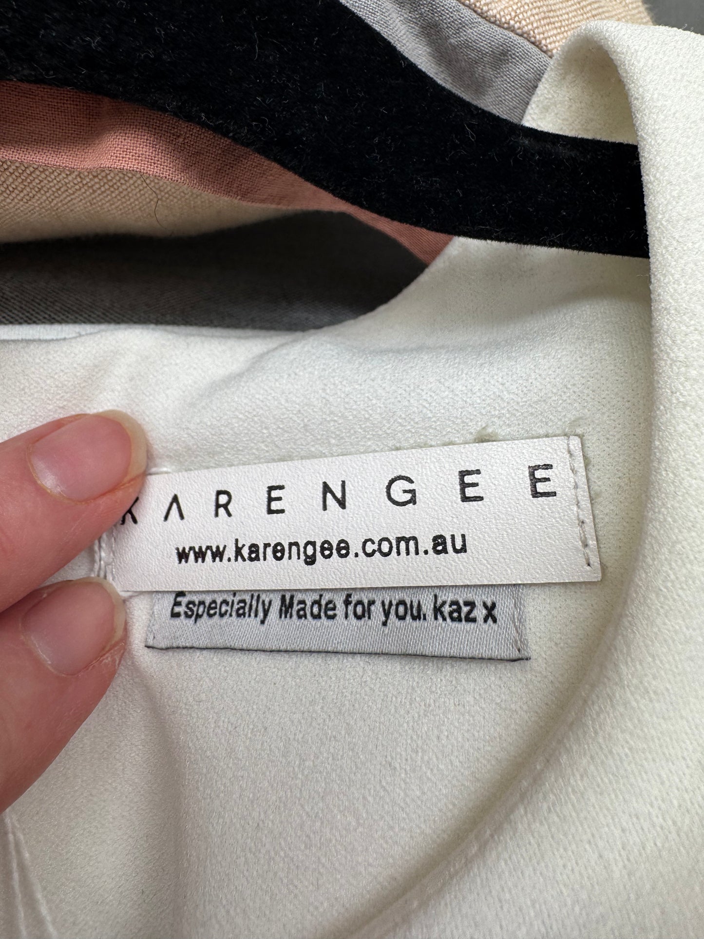 Karen Gee white dress | best for size 10-12