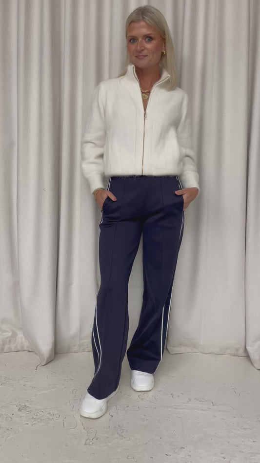 White World of Nomads cashmere angora cardigan XS